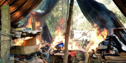 Operativo estatal desmantela minería ilegal en el Parque Nacional Podocarpus