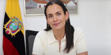 Inés Manzano defendió el proyecto minero Loma Larga