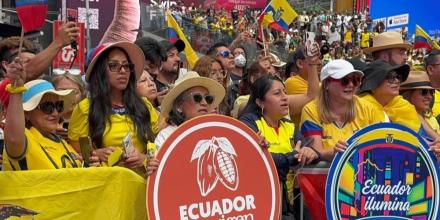 Ecuador hechizó a Times Square