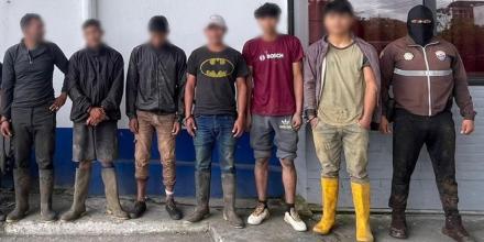  La Policía desarticuló una red de minería ilegal en Morona Santiago