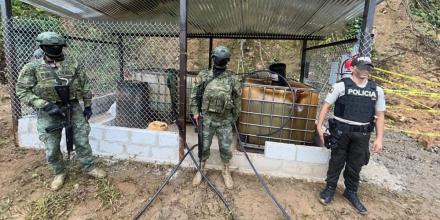 El Ejército decomisó 700 galones en Zamora Chinchipe