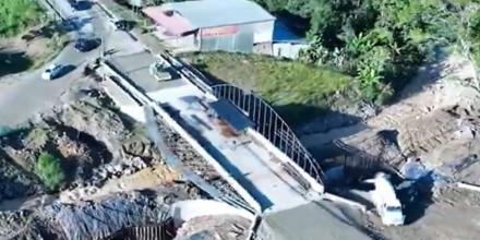 EcuaCorriente financia puente en Zamora Chinchipe