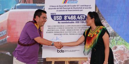 Shushufindi recibirá $ 8.4 millones para nuevo sistema de alcantarillado