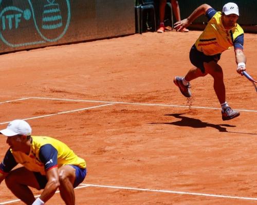 Andrade perdió el primer set por 6-1 ante Andrej Nedic, pero se repuso e hizo suyos los dos siguientes sets 