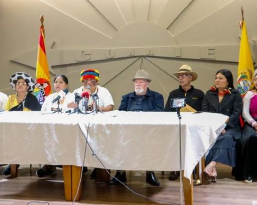 La convocatoria a la contramarcha la realizó la Unión Nacional de Trabajadores y el Frente Unitario de Trabajadores