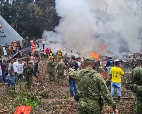 El accidente aéreo dejó 66 soldados muertos y decenas de heridos 