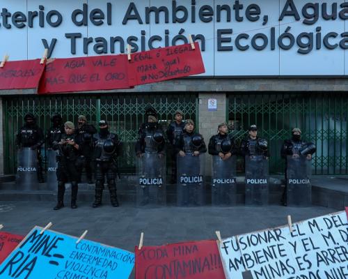La cartera de Ambiente, Agua y Transición Ecológica dejará de ser independiente, pasará a formar parte de Energía y Minas y se llamará "Ambiente y Minas"