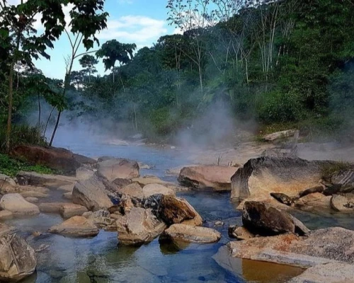 Investigación del IIAP documenta una alta diversidad de fauna en un ecosistema extremo donde las temperaturas del agua superan los 90 °C