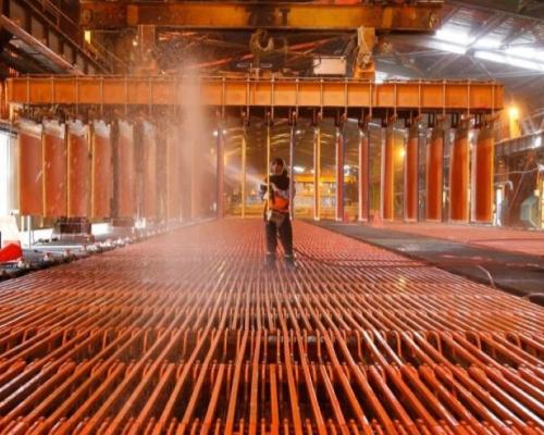 La producción creció por la mayor extracción del metal en los principales yacimientos del país 