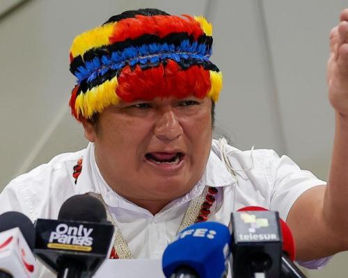 Vargas solicitó a Noboa que gobierne al escuchar las necesidades del "valiente" pueblo ecuatoriano