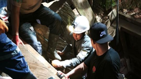 El derrumbe fue provocado por falla geomecánicas en una bocamina
