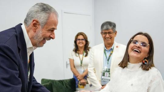 La vicepresidenta participa en la Conferencia sobre Cambio Climático en Brasil