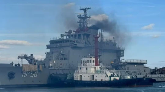 El buque “3001” ha sido transformado por HD Hyundai Heavy Industries en una plataforma de defensa de última generación