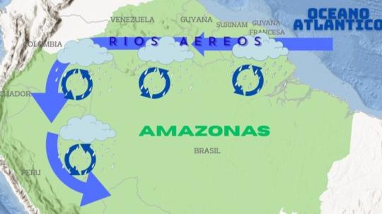 En el caso de Ecuador, los impactos podrían sentirse en Napo, Orellana y Pastaza