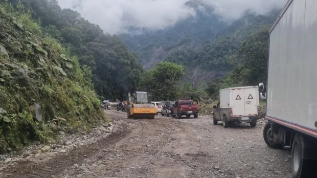 Apertura parcial y controlada en la vía E45 entre San Luis y El Reventador