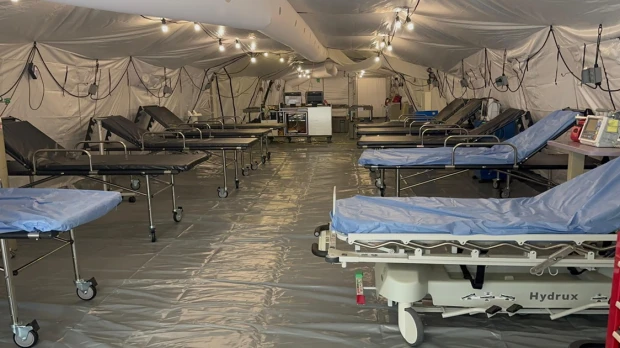 Estados Unidos entregó 2 hospitales de campaña