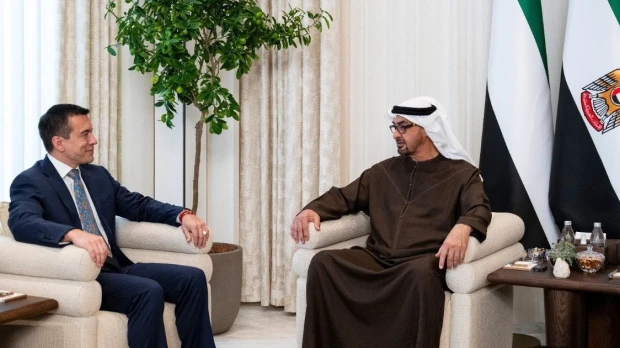El secretario general de la organización, Haitham Al Ghais, se reunió con Fernando Santos, ministro de Energía y Mina / Foto: EFE