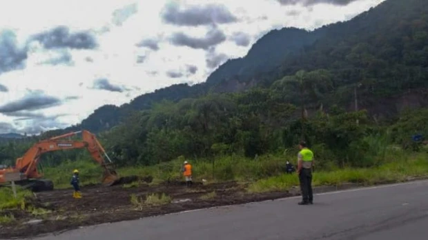 La circulación vehicular Baeza-Lago Agrio está habilitada
