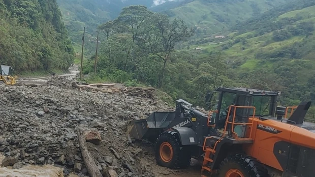 La vía Zamora-Loja está cerrada en varios sectores por las lluvias