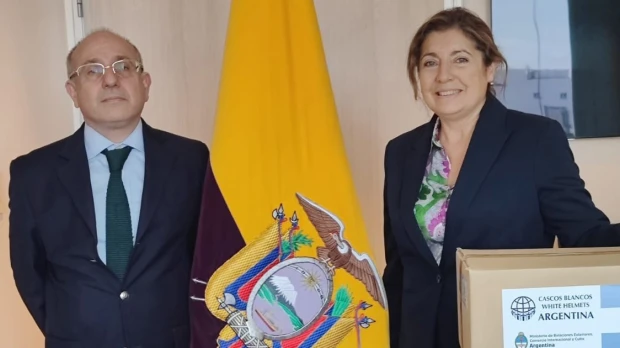 Argentina donó cloro a Ecuador para potabilizar agua