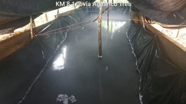 Una piscina con 3.000 galones de combustible fue localizada en Shushufindi