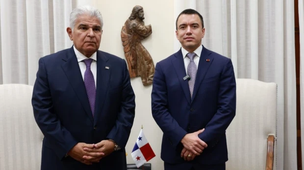 Noboa y Mulino analizan cooperación para luchar contra la evasión fiscal
