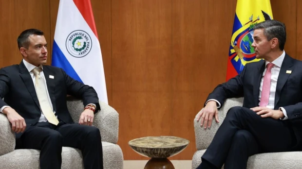 Daniel Noboa fortalece agenda bilateral con Paraguay antes de la Cumbre del Mercosur