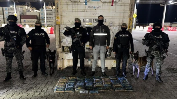 La Policía decomisó 58 kilos de droga en un contenedor que iba a Grecia