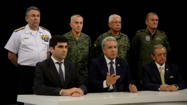 Presidente Moreno denuncia intento de golpe de Estado
