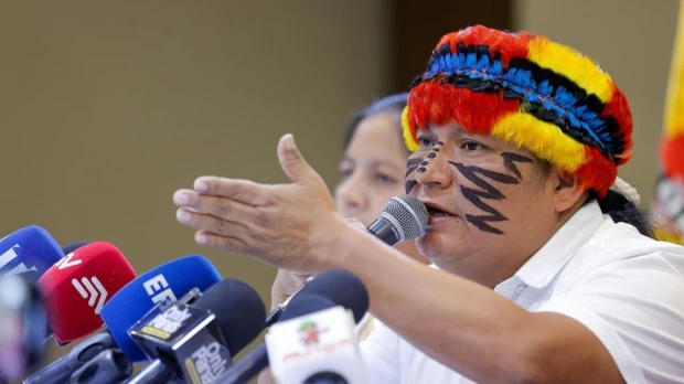 Marlon Vargas advirtió con tomarse Quito si Noboa no hace caso a demandas