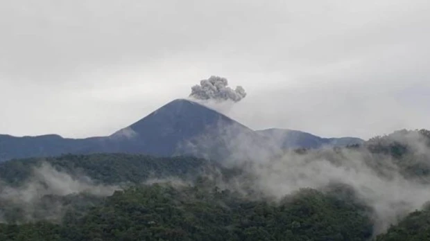 El Reventador registró flujo piroclástico y nube de ceniza