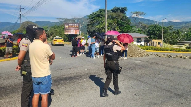 Protestas mineras bloquean Zamora Chinchipe