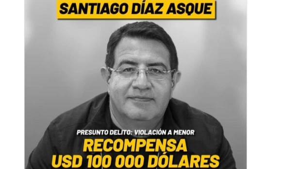 Ecuador ofrece 100.000 dólares por información de Santiago Díaz 
