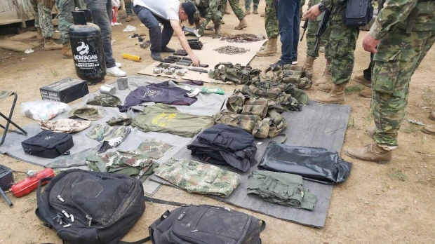 Las Fuerzas Armadas localizaron una base clandestina en Mataje