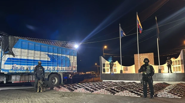 Napo: la Policía detuvo un camión con una tonelada y media de cocaína