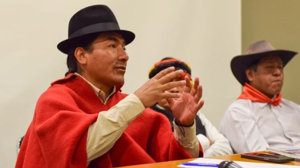 Leonidas Iza entra en su última semana como presidente de la Conaie