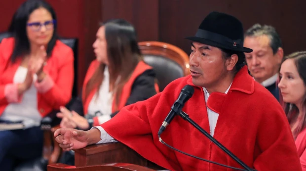 Leonidas Iza demandó a Guillermo Lasso por decirle "terrorista"