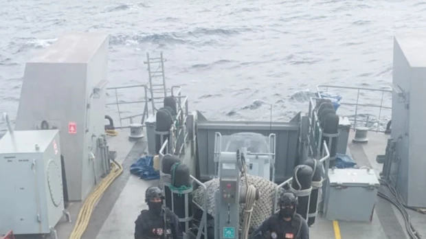 La Armada incautó 1,5 toneladas de droga cerca a Galápagos