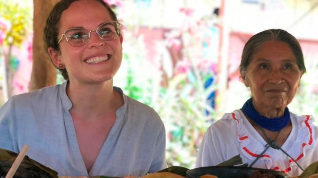 María Brown recorrió Sarayaku por daños en escuelas