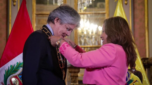 Lasso y Boluarte destacan los fuertes lazos entre Perú y Ecuador
