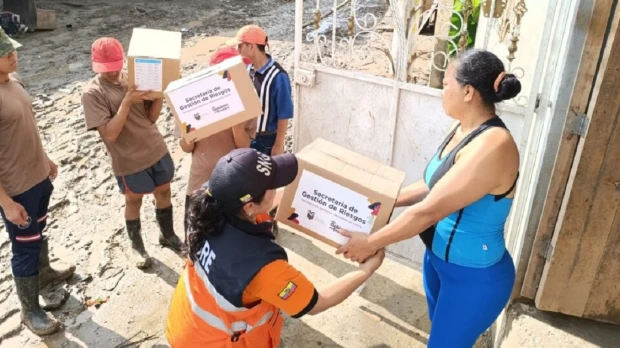 36,64 toneladas de asistencia humanitaria han llegado a Esmeraldas