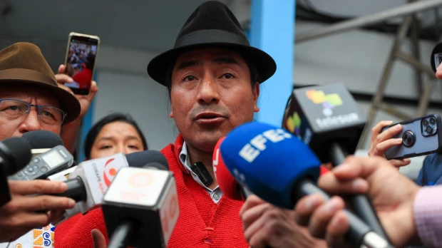 Leonidas Iza rechazó las 7 preguntas planteadas por Noboa