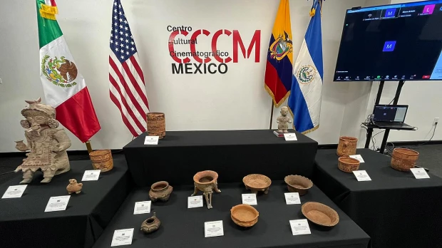 México entregó a Ecuador y El Salvador piezas prehispánicas