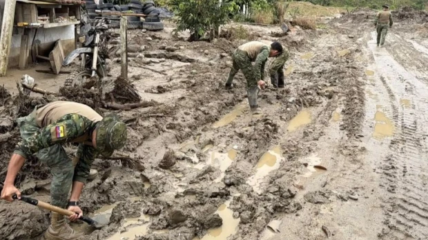 Continúa la búsqueda de seis desaparecidos tras el aluvión en Zamora Chinchipe