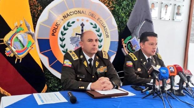 Veinte detenidos en Ecuador en operación contra banda de crimen organizado