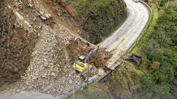 El MTOP declaró emergencia vial en Zamora Chinchipe