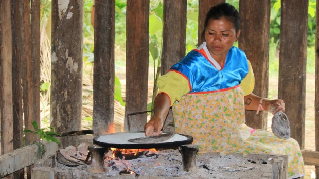 Casabe, el pan fresco de Cuyabeno