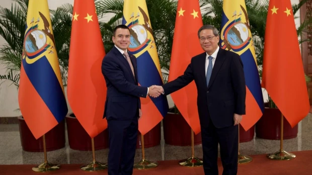 China: Noboa se reunió con el primer ministro Li Qiang