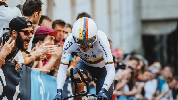 Carapaz subió por cuarta vez a un podio en una gran vuelta