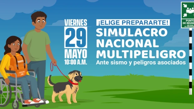 Perú realizará Simulacro Nacional Multipeligro este 29 de mayo para fortalecer la prevención ante desastres